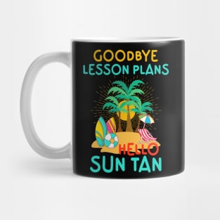 Goodbye Lesson Plans Hello Sun Tan Mug